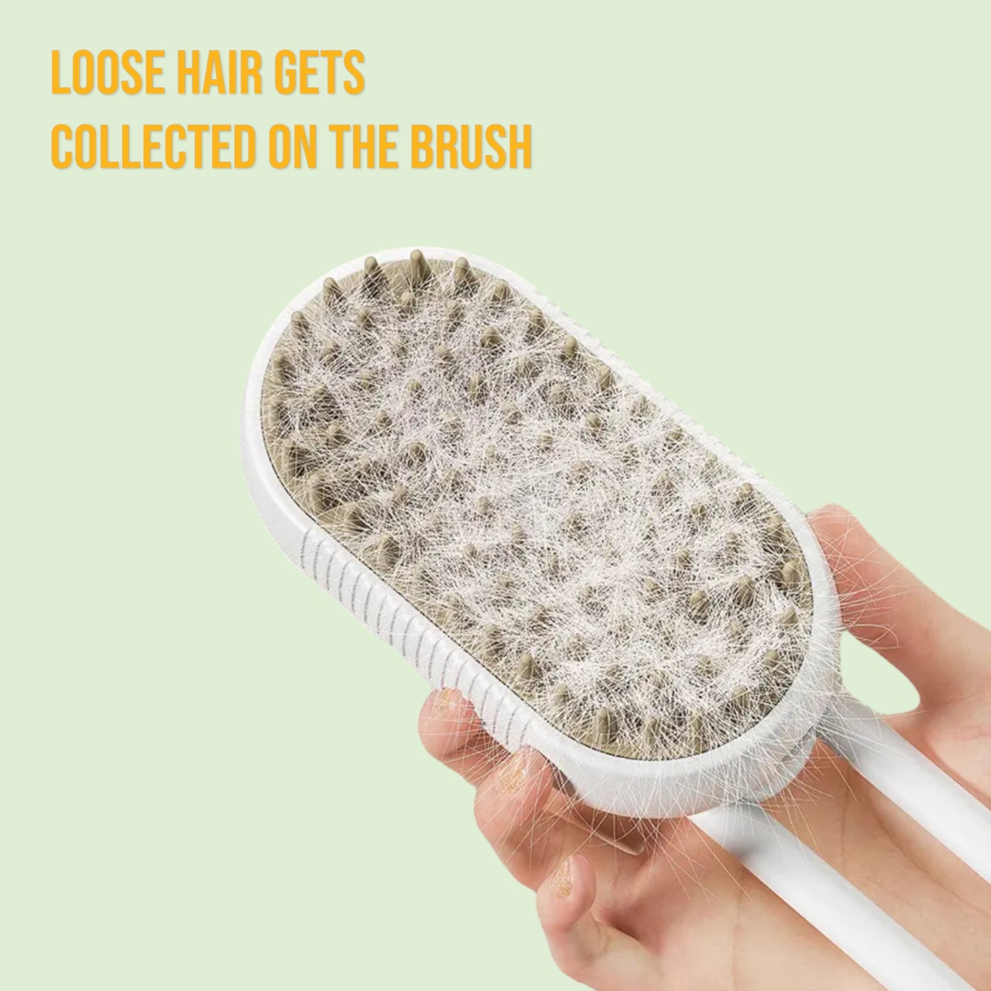 3-in-1 Pet Steam Grooming Brush