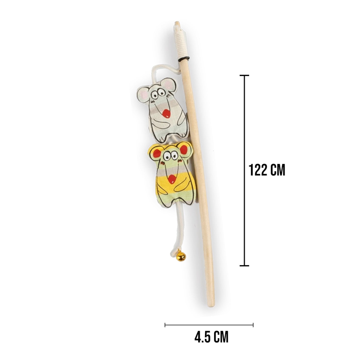 Curious Mice Wand - Cat Toy