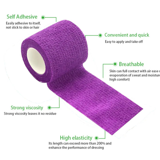 Cover them Paws - Self Adhesive Wraps - Purple