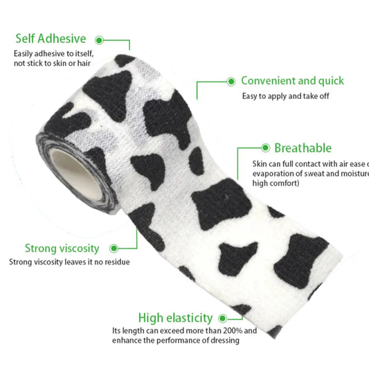 Cover them Paws - Self Adhesive Wraps - Black&White